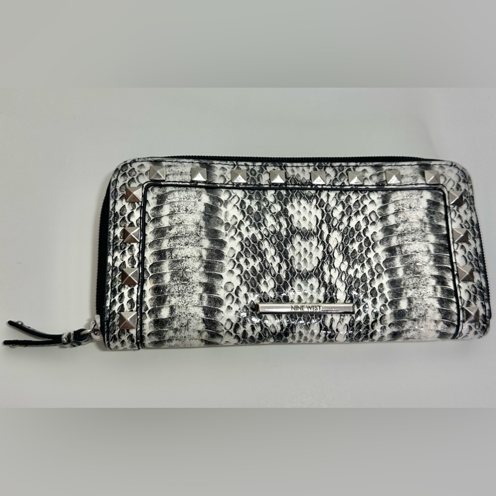 Nine West Wallet, Snake Skin Style Pattern, Sever… - image 2
